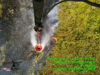 4 helikopter water bombing BNPB dikerahkan untuk memadamkan karhutla di Sumsel