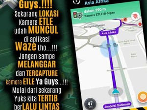 Titik-titik Kamera E-TLE Muncul di Waze, Pengendara Diimbau Tetap Tertib