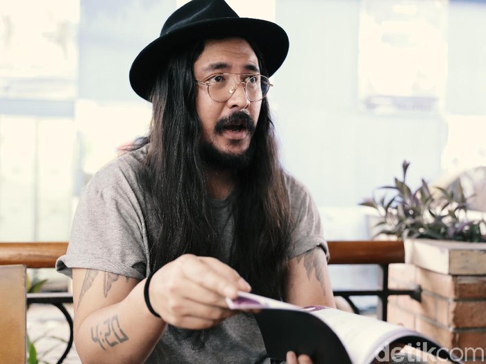 Marcello Tahitoe atau Ello saat berkunjung ke kantor detikcom.