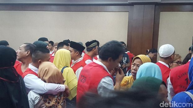 Terdakwa kasus rusuh 21 Mei di PN Jakpus