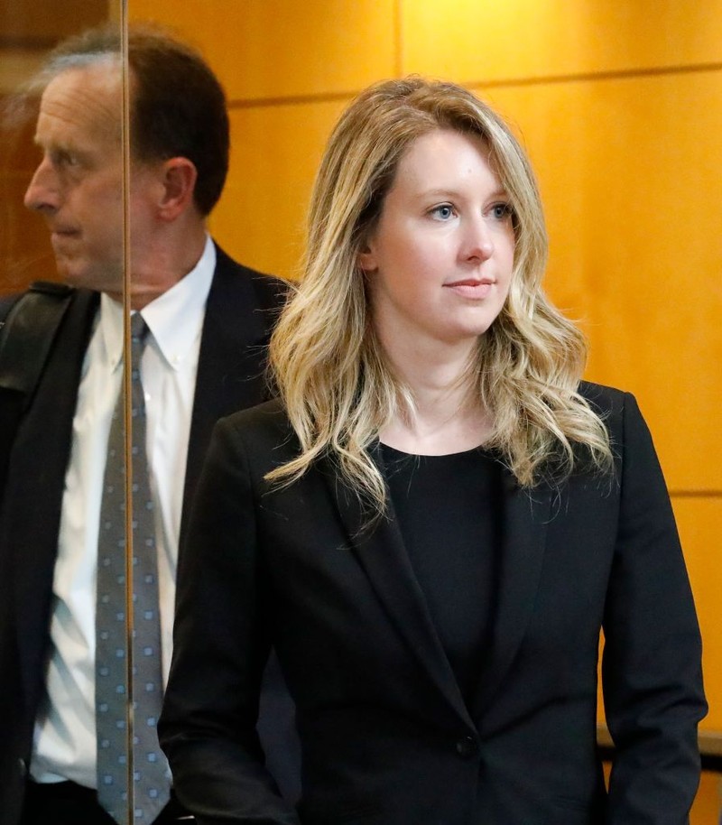 SAN JOSE, CA - JULY 17:  Former Theranos CEO Elizabeth Holmes leaves a federal court after a status hearing on July 17, 2019 in San Jose, California. Holmes is facing charges of conspiracy and wire fraud for allegedly engaging in a multimillion-dollar scheme to defraud investors with the Theranos blood testing lab services. (Photo by Kimberly White/Getty Images)
