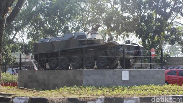 Dua Tank Kini Hiasi Taman Perjuangan Kota 'Militer' Cimahi