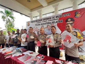 Selama Dua Pekan, Polisi Tangkap 97 Pelaku Kejahatan di Palembang