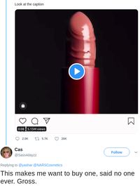 Nars Rilis Lipstik Terbaru, Diolok-olok Netizen karena Mirip Alat Kelamin