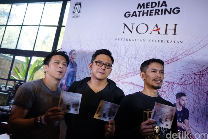 NOAH saat tampil di kawasan Kebayoran Baru.
