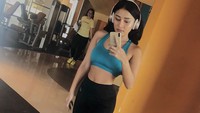 Wanita berusia 24 tahun itu menjaga tubuhnya agar tetap seksi dengan berolahraga. Dok. Instagram/mutia_ayuu