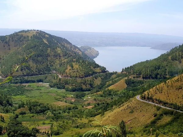 Indah! Jalan Lingkar Samosir 145 Km Meliuk di Antara Bukit
