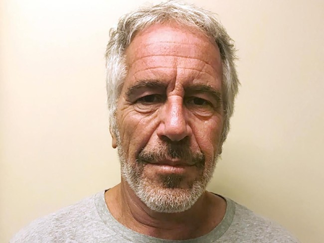 FILE - This March 28, 2017, file photo, provided by the New York State Sex Offender Registry shows Jeffrey Epstein.  Epstein has died by suicide while awaiting trial on sex-trafficking charges, says person briefed on the matter, Saturday, Aug. 10, 2019. (New York State Sex Offender Registry via AP, File)
