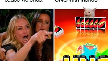 Kalau gemar main video game Uno apa juga bikin gamernya suka kekerasan? (Foto: via Boredpanda.com)