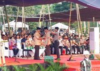 Upacara Peringatan Hari Pramuka, Jokowi Dianugerahi Tunas Kencana