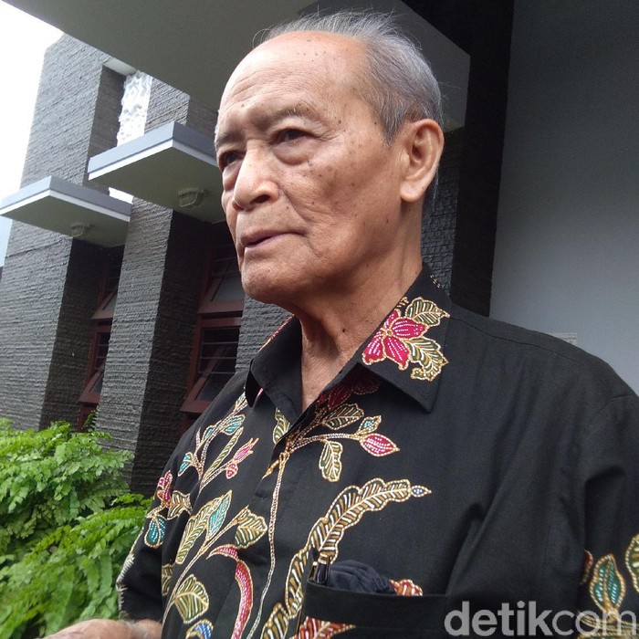 Buya Syafii Maarif di rumahnya, Sleman, Kamis (15/8/2019).