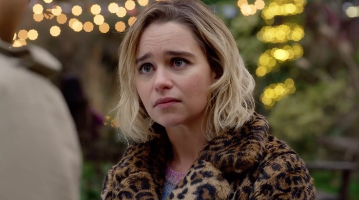 Emilia Clarke saat tampil di Last Christmas.