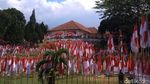 Wow! 10001 Bendera Menancap di Gedung Perundingan Linggarjati