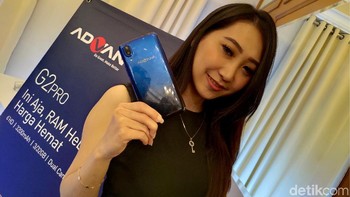 Advan mentenagai ponselnya dengan prosesor octa core Spreadtrum SC9863A. Foto: Adi Fida Rahman/detikINET