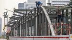 Pembangunan Halte Tosari Baru Terus Dikebut