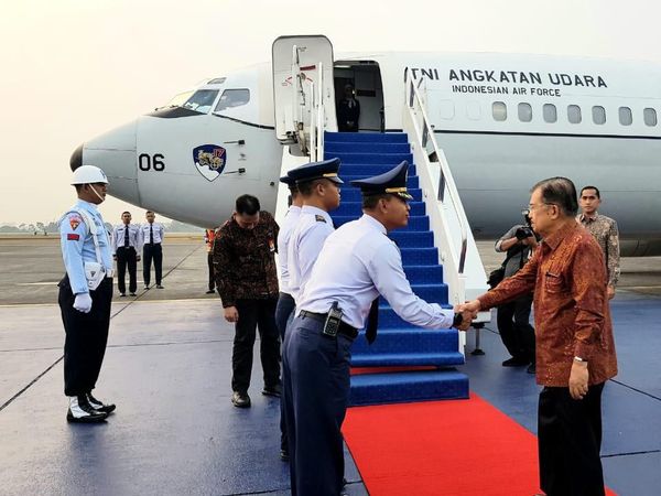 Momen JK Berangkat ke DIY untuk Buka Kongres Pancasila