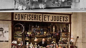 Foto Georges Méliès di sStasiun Montparnasse di Paris sekitar 1920-an. Foto: Mario Unger