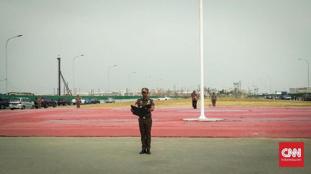 Panggung Merah Putih Berdiri di Pulau Reklamasi Jelang HUT RI