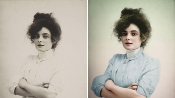 Foto aktris Marie Doro tahun 1902. Foto: Mario Unger