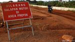 Menikmati Sore di Proyek Tol Cibitung-Cilincing