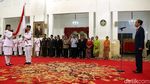 Jokowi Kukuhkan 68 Anggota Paskibraka Nasional di Istana