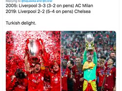 Keajaiban Liverpool di Istanbul Kembali Dikenang Netizen