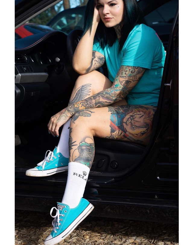 Heidi merupakan mantan pecandu narkoba yang memutuskan untuk mengubah hidupnya dan mendapatkan uang dari media sosial. Ia memiliki hampir 900 ribu pengikut di platform di Instagram. Foto: dok. Instagram