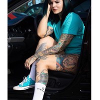 Heidi merupakan mantan pecandu narkoba yang memutuskan untuk mengubah hidupnya dan mendapatkan uang dari media sosial. Ia memiliki hampir 900 ribu pengikut di platform di Instagram. Foto: dok. Instagram