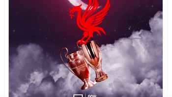 Burung Livepool menggondol piala dari Istanbul, tempat keberuntungan mereka. Foto: istimewa