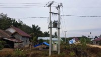 PLN telah listriki dua desa terakhir di Kabupaten Rokan Hulu, yaitu Desa Kasang Padang dan Desa Bonai, di Kecamatan Bonai Darussalam, Riau. Pool/PLN.