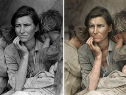 Deretan Foto Jadul Hitam Putih Disulap Jadi Berwarna