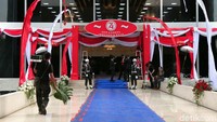 Beragam persiapan jelang Sidang Tahunan MPR 2019 terus dilakukan di Kompleks Parlemen, Senayan, Jakarta, Kamis (15/8/2019).