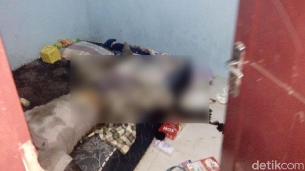 Jenazah ayah si balita ditemukan meninggal terlentang/