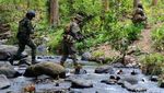 Marinir Indonesia dan AS Kejar Musuh di Hutan Selogiri Banyuwangi