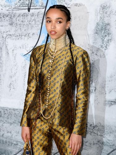LONDON, ENGLAND - JUNE 25:  FKA Twigs attends The Summer Party 2019, Presented By Serpentine Galleries And Chanel, at The Serpentine Gallery on June 25, 2019 in London, England. (Photo by Gareth Cattermole/Getty Images)