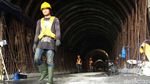 Melihat Terowongan Pengelak Aliran Sungai Bendungan Leuwikeris