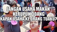 Kelihatan banget kalau pas lomba makan kerupuk semua orang berusaha semaksimal mungkin. Nah kalau soal usaha melamar kamu gimana? Foto: Istimewa