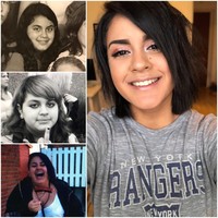 Mengunggah foto di usia 13, 15, 20 dan 27 tahun, wanita ini terlihat seperti empat orang yang berbeda karena transformasinya sangat dramatis. Foto: istimewa/The Brightside/Reddit