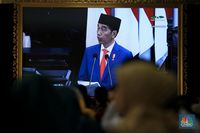 Di Hadapan  DPR, Jokowi Bicara Kejahatan Siber Hingga AI