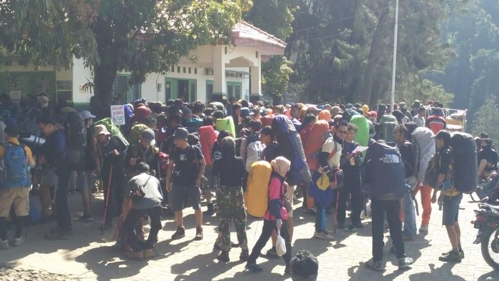3000 pendaki di Gunung Merbabu