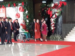 Megawati-Sinta Nuriyah Wahid Ikuti Sidang Tahunan MPR