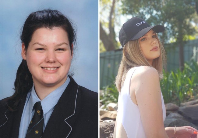 Hanya dalam jangka waktu empat tahun, wanita ini mengalami perubahan sangat drastis. Netizen di Reddit pun tak percaya kalau ini foto dua orang yang sama. Foto: istimewa/The Brightside/Reddit