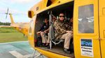 Naik Heli, Jonan Upacara HUT RI di Freeport