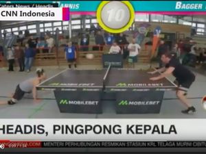 Sundul! Kini Ada Olahraga Pingpong Kepala asal Jerman