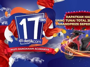 Yuk Ikut 17-an di detikcom dan Raih Grand Prize Motor, Catat Jadwalnya!