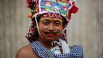 Lucunya Kostum Anak-anak Nepal di Festival Gaijatra