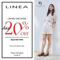 Sedangkan untuk pilihan sepatu yang lebih feminin bisa ditemukan di Linea. Apalagi gerai tersebut sedang memberikan tambahan diskon 20% untuk produk-produk tertentu. Foto: Twitter