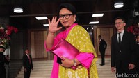 Menteri Luar Negeri Retno Marsudi juga menghadiri sidang tahunan MPR.
