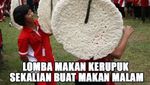 Ikutan Lomba Makan Kerupuk? Lihat Dulu 10 Meme Kocak Ini