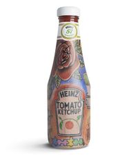 Keren! Desain Botol Saus Tomat Ini Memakai Pola Tato Ed Sheeran